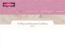 Tablet Screenshot of fwcotillion.com